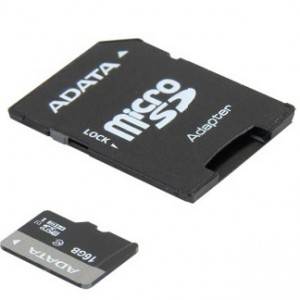 ADATA Premier 16GB microSDHC UHS-I U1 Flash Card w/adapter