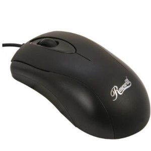 Souris Optique avec fil USB de Rosewill – Noir